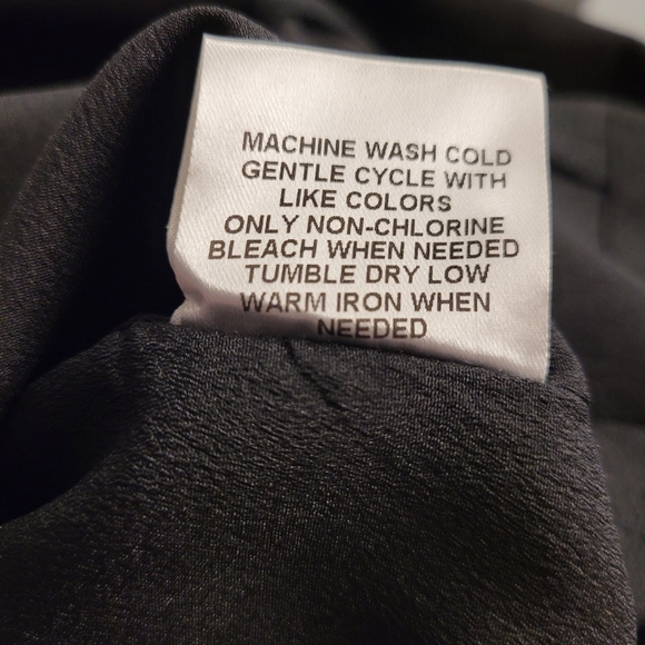 Luna Black Cocktail Dress with sequin neck line - Picture 10 of 11